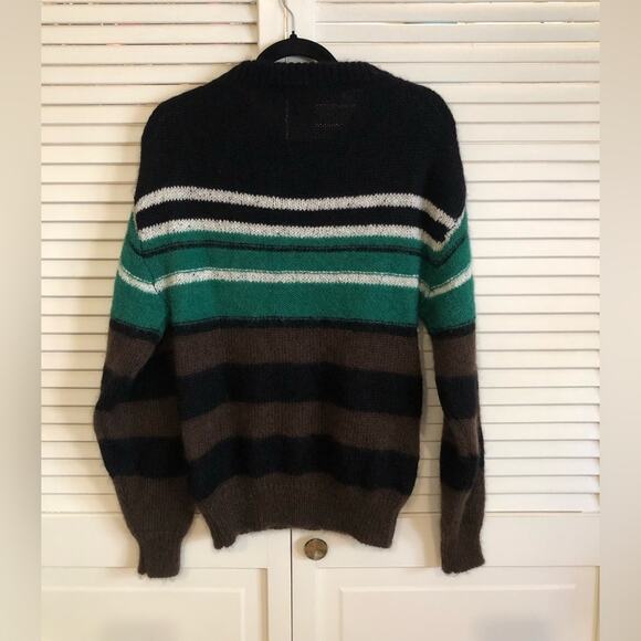 TELA Gina Striped Knit Mohair Sweater Size Small - Picture 11 of 11
